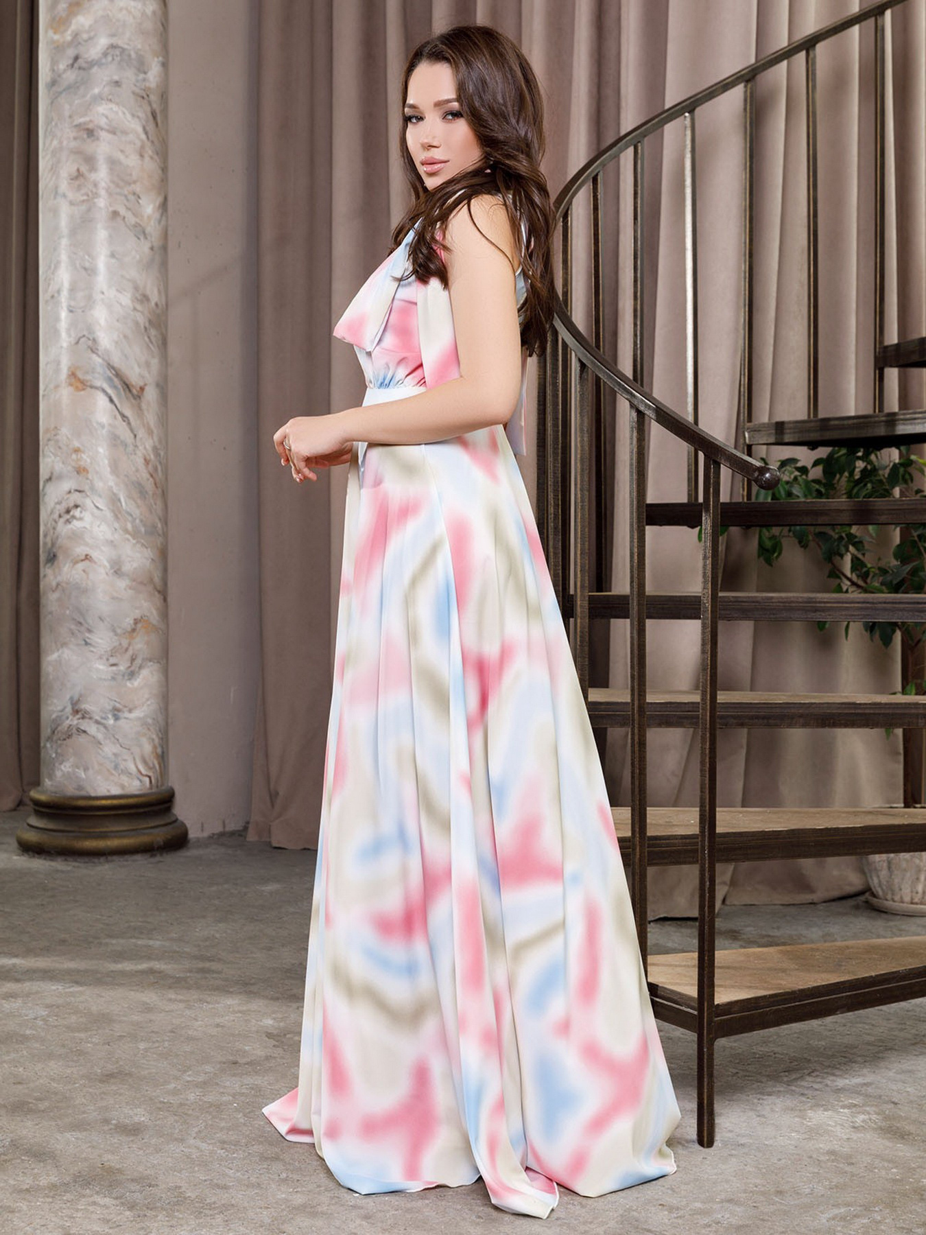 Платья ISSA Plus модель 12623_multicolor Фото