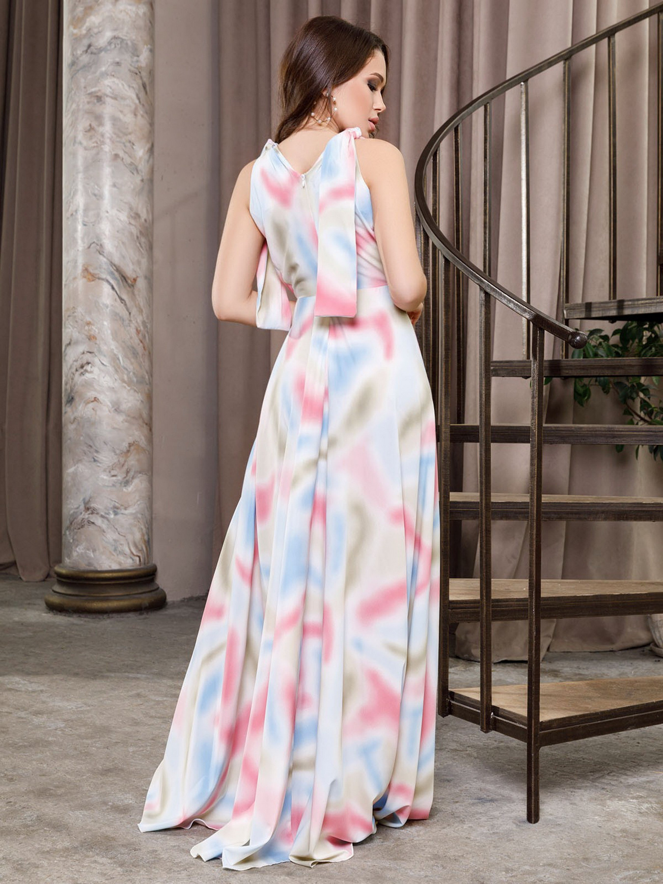 Платья ISSA Plus модель 12623_multicolor Фото