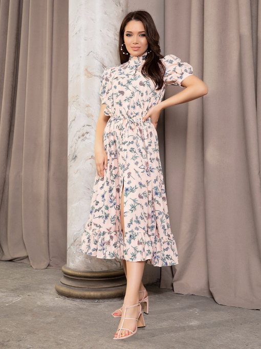 Платья ISSA Plus модель 12635_pink Фото