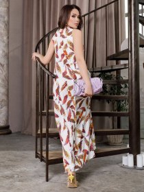 Платье макси ISSA Plus модель 12639_multicolor Платье макси ISSA Plus модель 12639_multicolor Фото