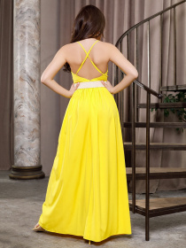 Платья ISSA Plus модель 12651_yellow Фото