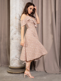 Платья ISSA Plus модель 12657_beige Фото