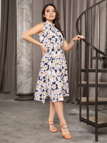 Платья ISSA Plus модель 12684_blue Фото