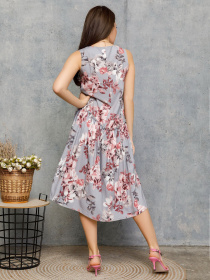 Платья ISSA Plus модель 12704_grey Фото