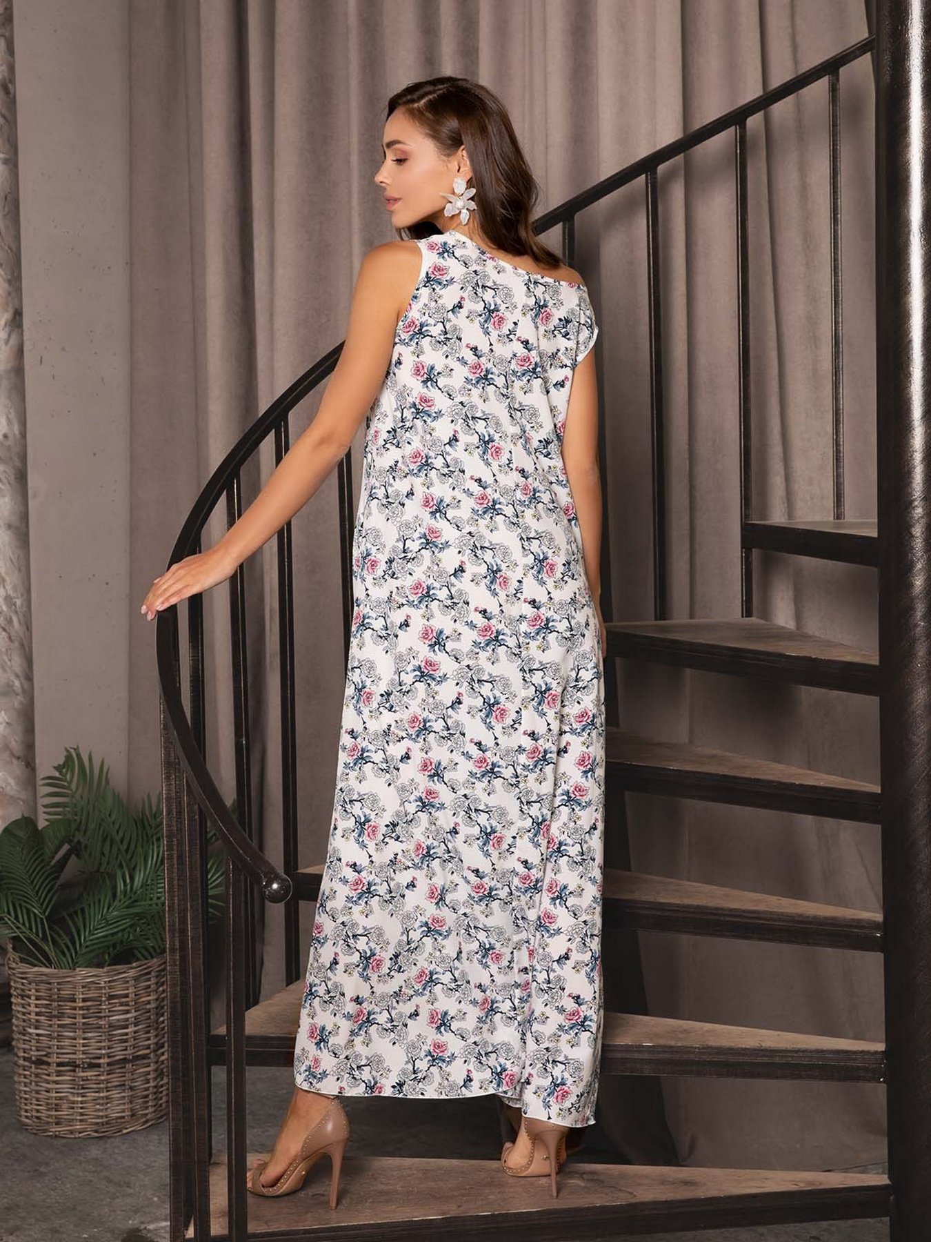 Платье макси ISSA Plus модель 12749_multicolor Фото