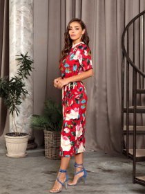 Платья ISSA Plus модель 12756_red Фото