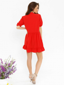 Платье мини ISSA Plus модель 12773_red Фото