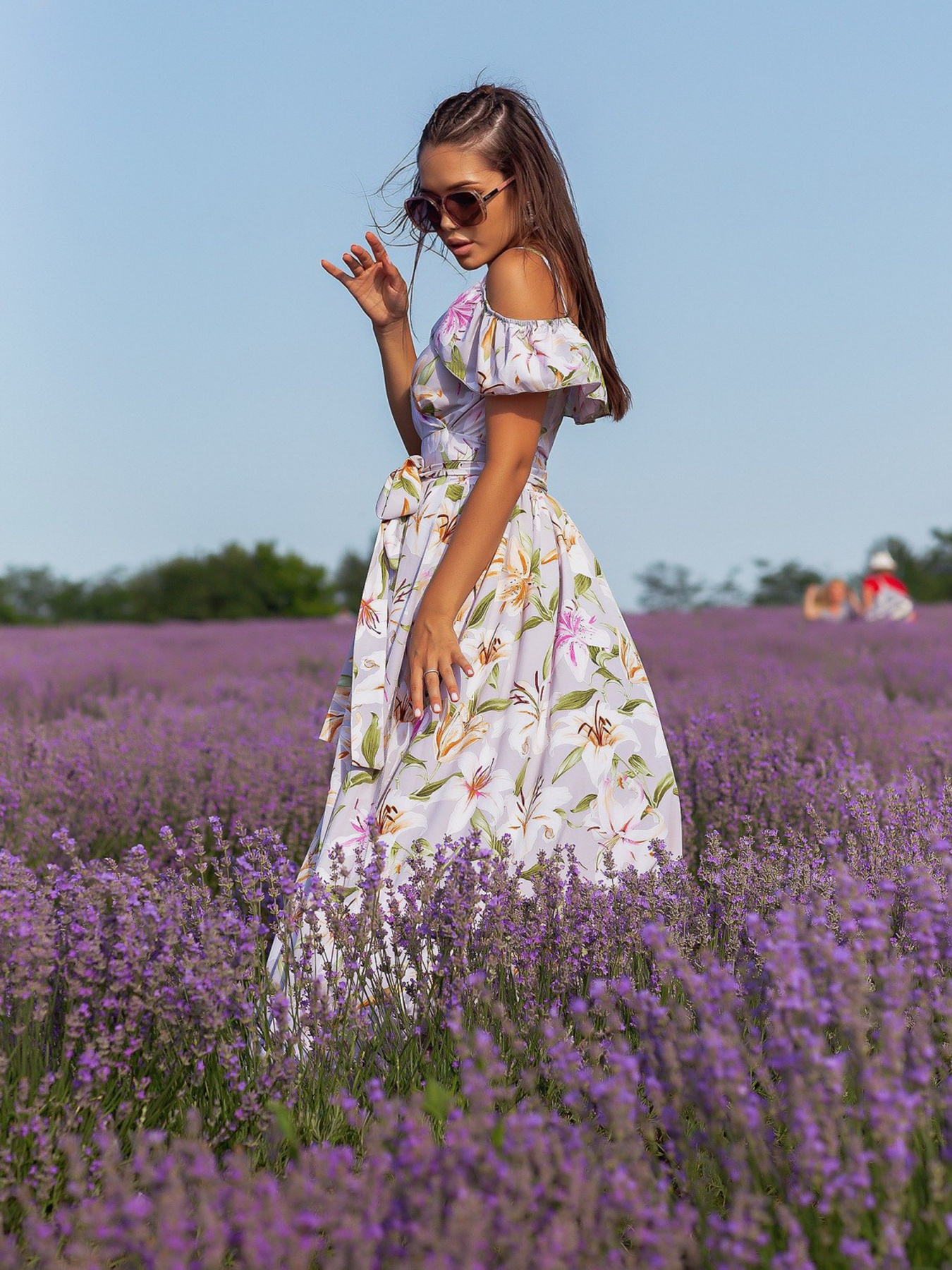 Платья ISSA Plus модель 12793_multicolor Фото