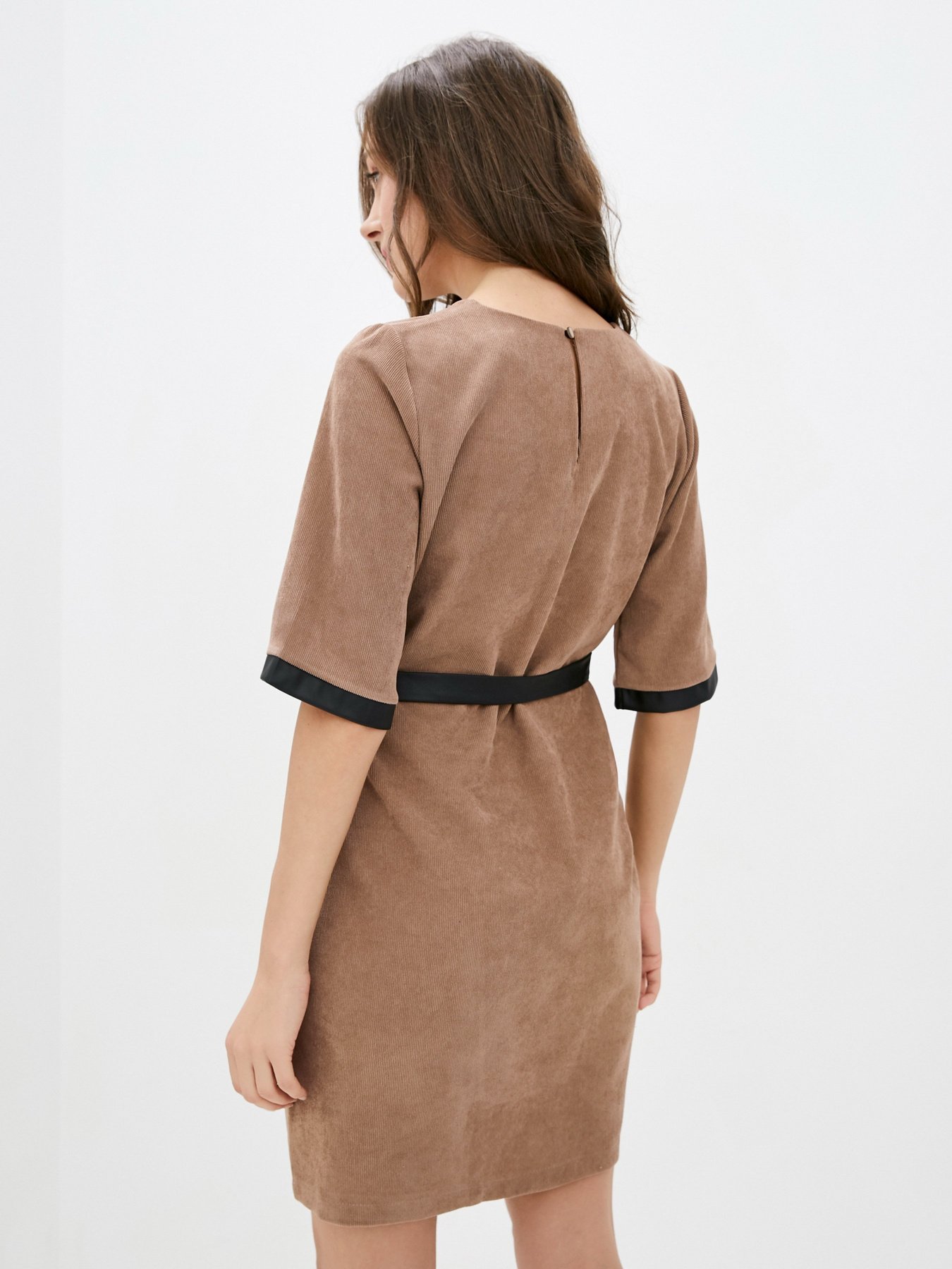 Платье мини ISSA Plus модель 12868_beige Фото