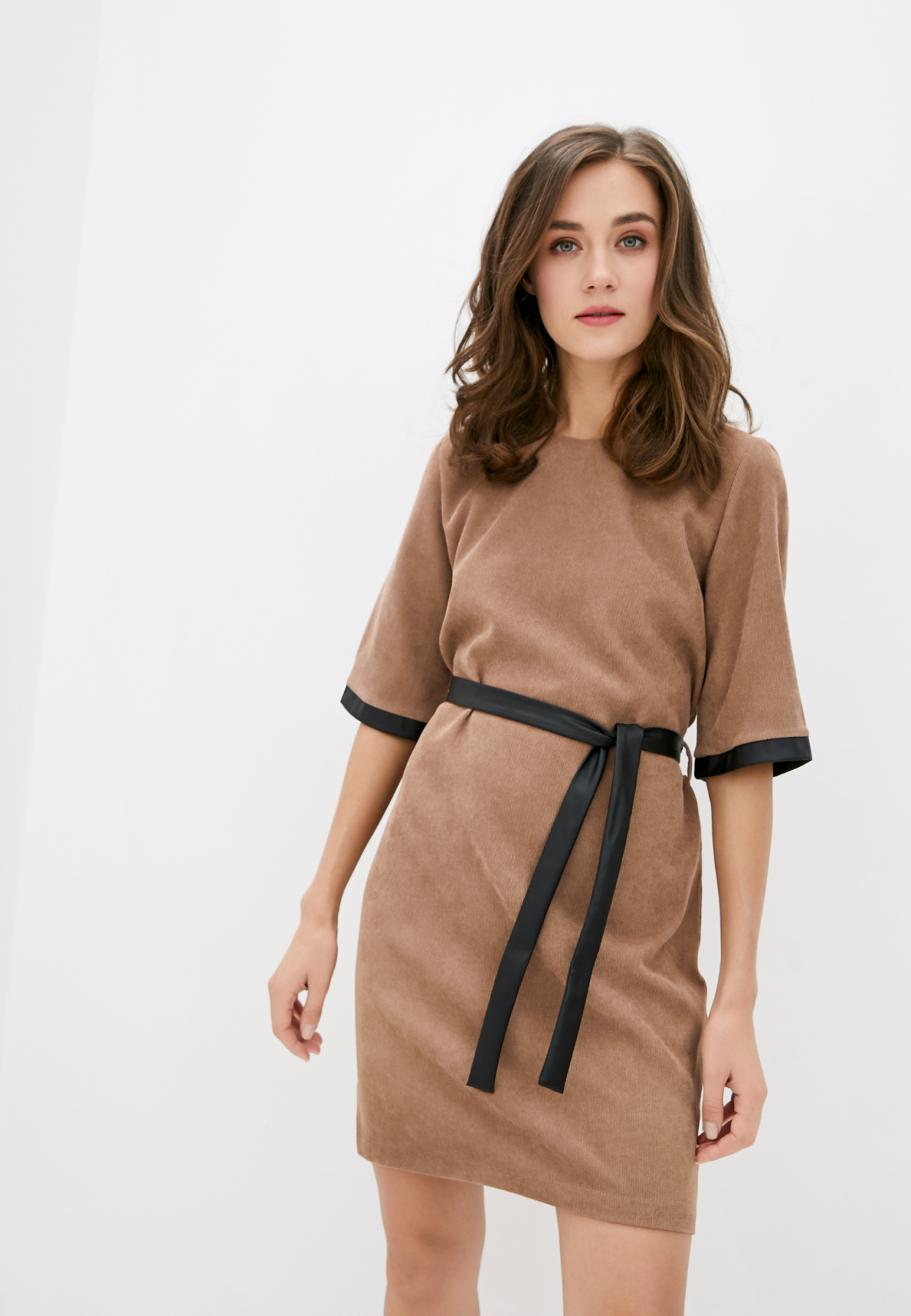 Платье мини ISSA Plus модель 12868_beige Фото