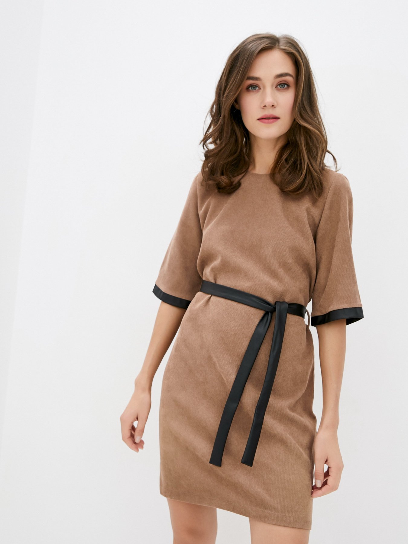 Платье мини ISSA Plus модель 12868_beige Фото