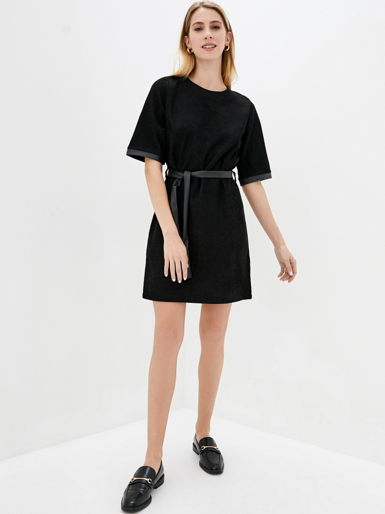 Платье мини ISSA Plus модель 12868_black Фото