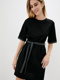 Сукня міні ISSA Plus модель 12868_black Сукня міні ISSA Plus модель 12868_black Фото