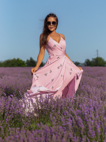 Сукні ISSA Plus модель 13036_pink Фото