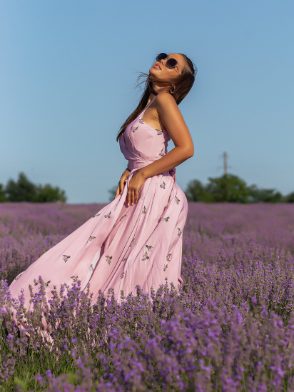Сукні ISSA Plus модель 13036_pink — фото 3 - INTERTOP