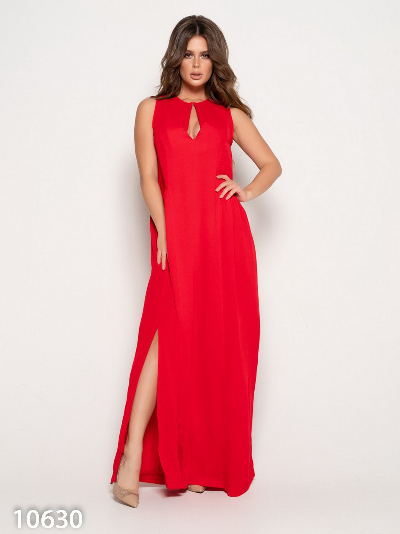 Платья ISSA Plus модель SA-10630i_red Фото