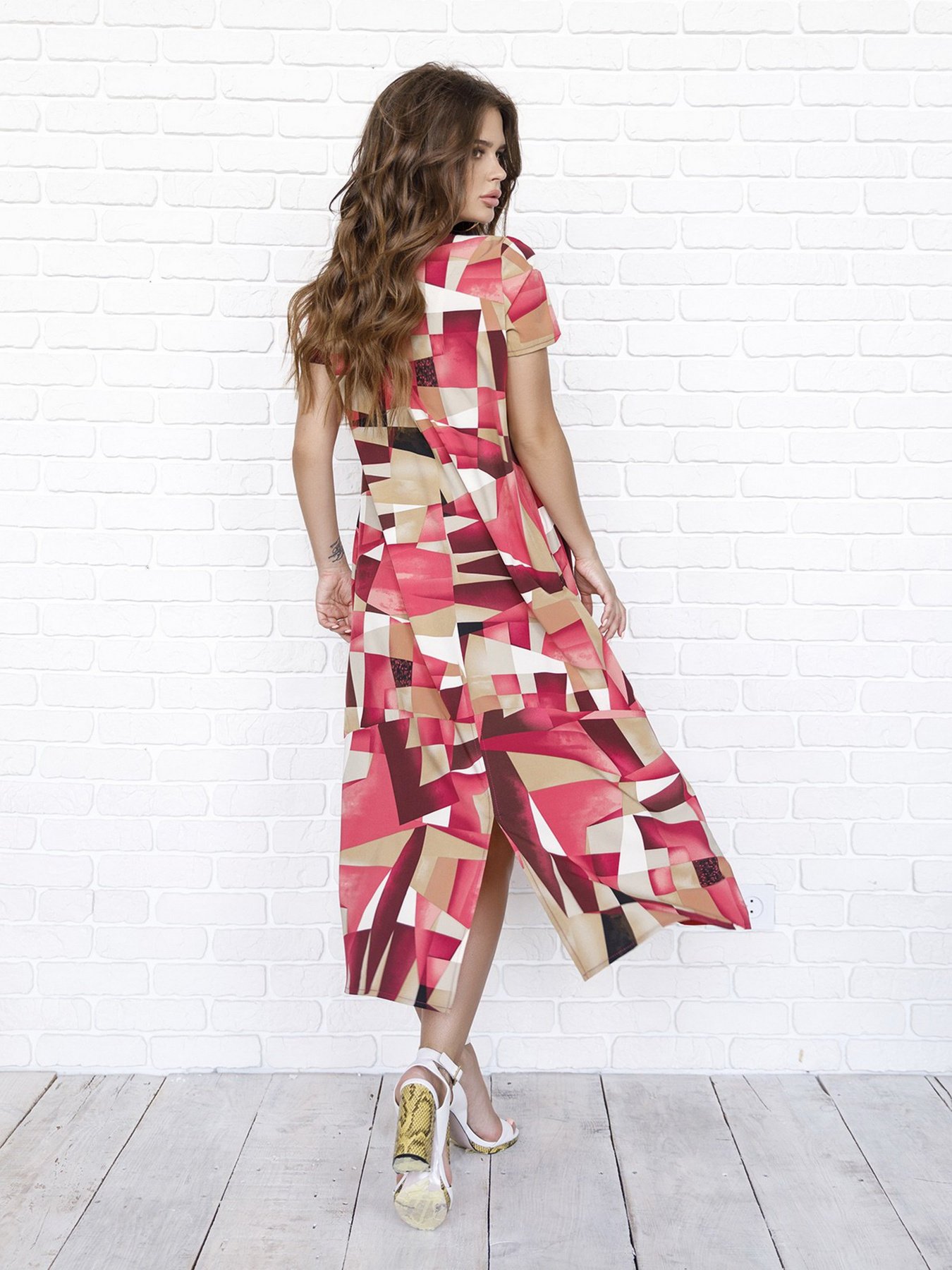 Платья ISSA Plus модель SA-12058i_multicolor Фото