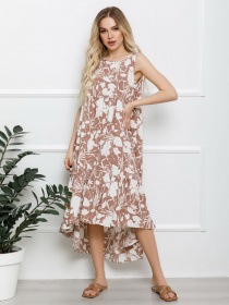 Сукні ISSA Plus модель SA-196_beige Фото