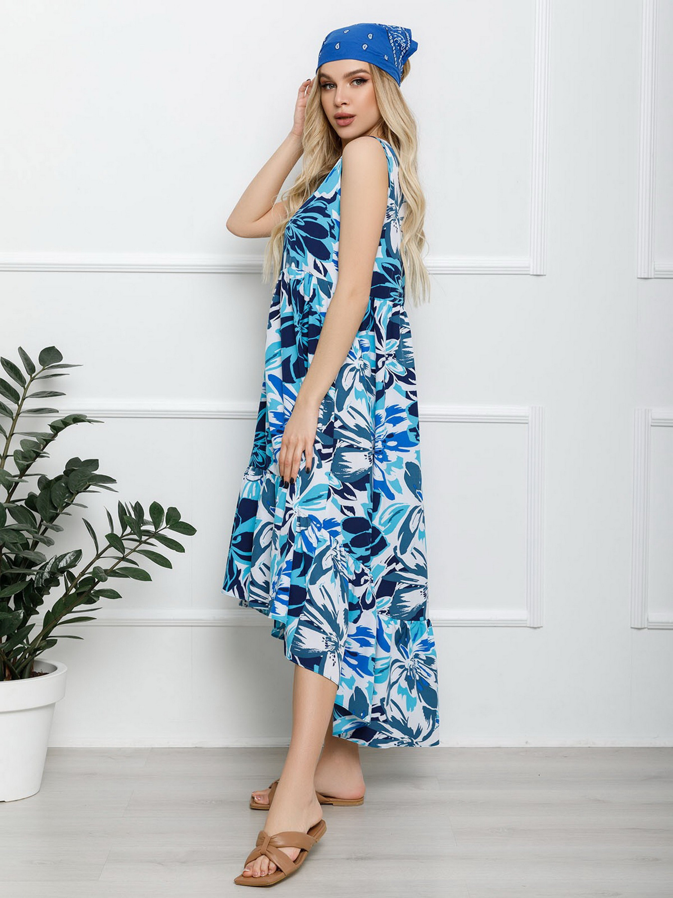 Платья ISSA Plus модель SA-196_multicolor Фото