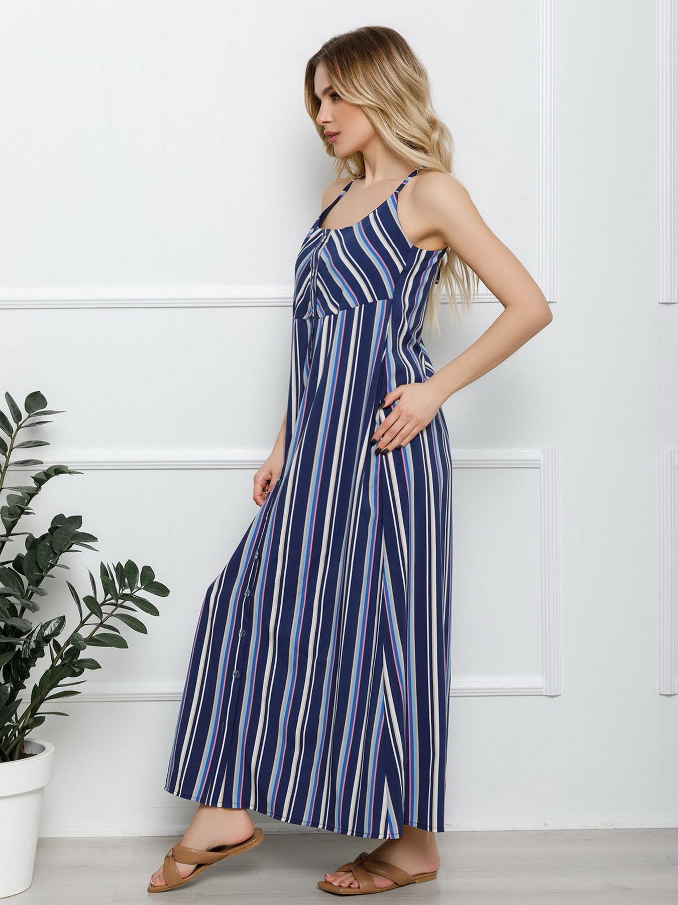 Платья ISSA Plus модель SA-197_blue Фото