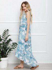 Сукня міді ISSA Plus модель SA-209_multicolor Сукня міді ISSA Plus модель SA-209_multicolor Фото