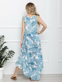 Сукня міді ISSA Plus модель SA-209_multicolor Сукня міді ISSA Plus модель SA-209_multicolor Фото