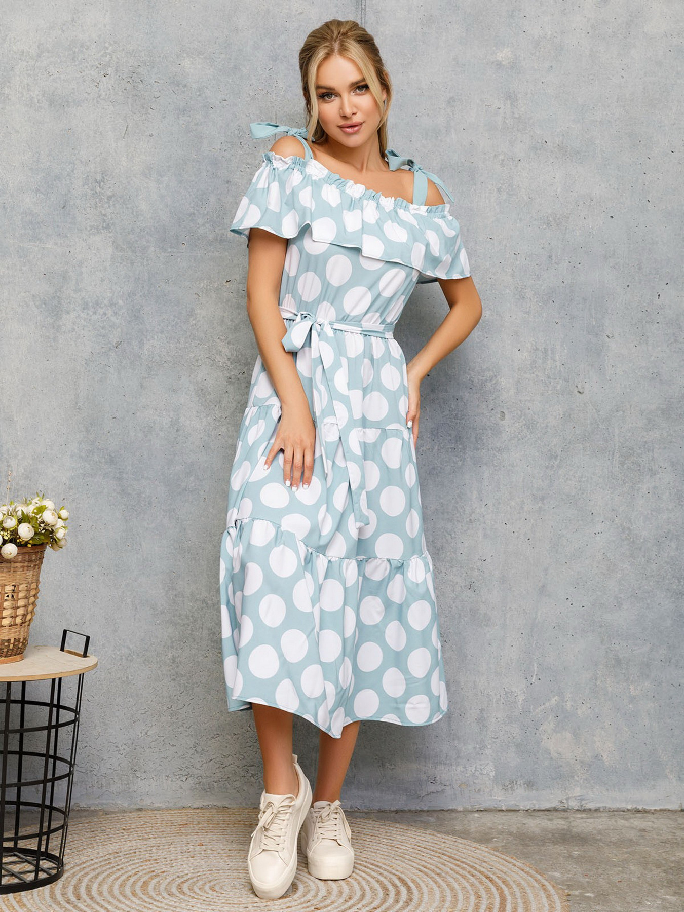 Платья ISSA Plus модель SA-223_mint Фото