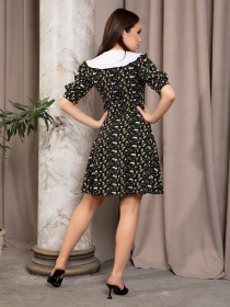 Сукня міні ISSA Plus модель SA-243_black Фото