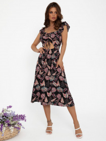 Сукні ISSA Plus модель SA-263_black Сукні ISSA Plus модель SA-263_black Фото