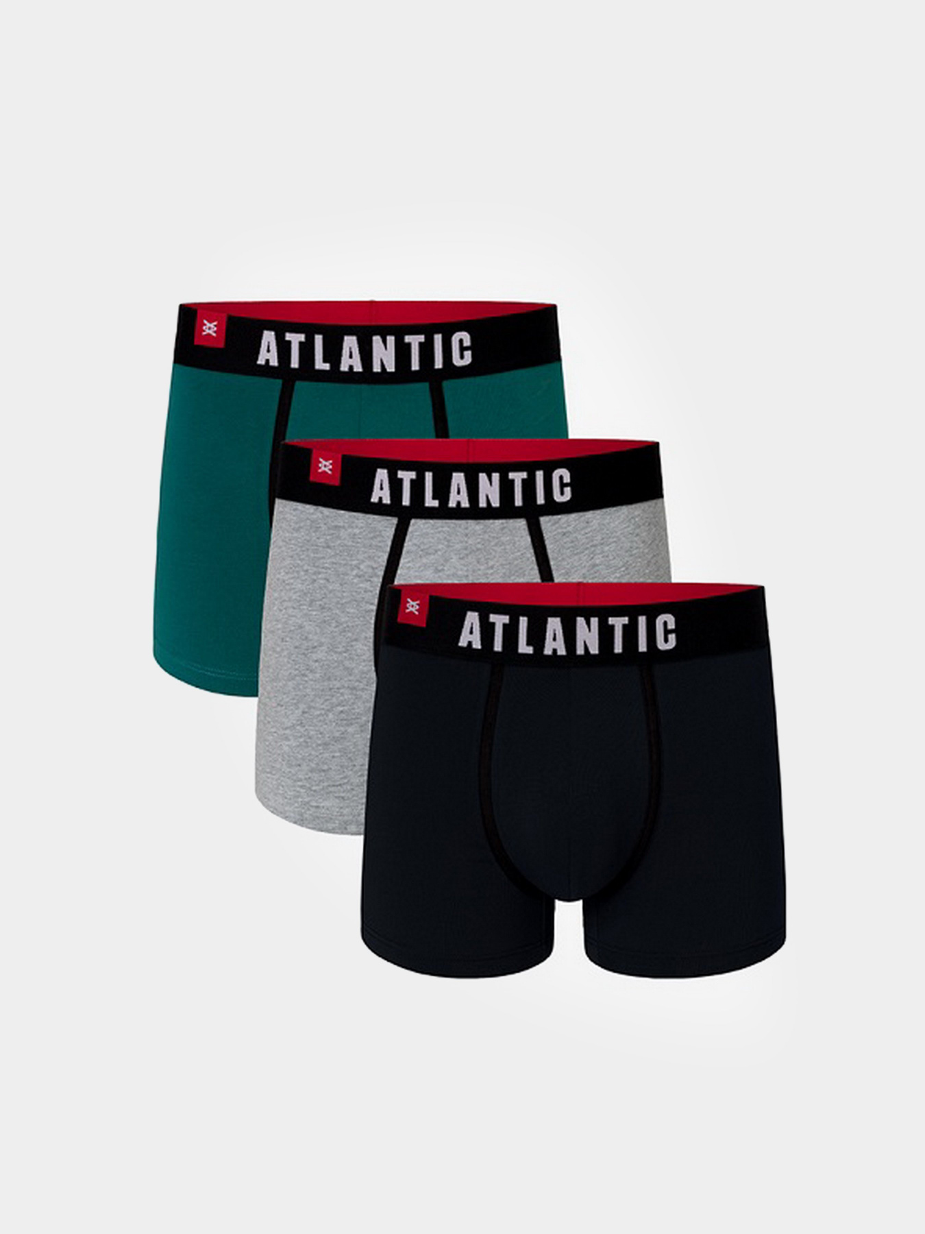 Набор трусов Atlantic модель 3MH-014_ZIE_SZM_GRF Набор трусов Atlantic модель 3MH-014_ZIE_SZM_GRF Фото
