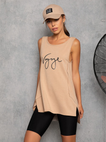 Майка спортивная ISSA Plus модель 12769_beige Фото