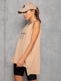 Спортивна майка ISSA Plus модель 12769_beige Фото