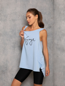 Спортивная майка ISSA Plus модель 12769_blue Фото