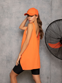 Спортивна майка ISSA Plus модель 12769_orange Фото