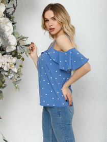 Топ ISSA Plus модель SA-189_blue Фото