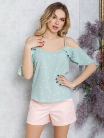 Блуза ISSA Plus модель SA-189_mint Фото