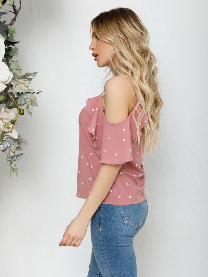 Топ ISSA Plus модель SA-189_pink — фото 3 - INTERTOP