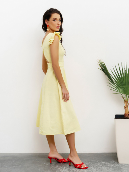 Сарафан ISSA Plus модель 12803_yellow — фото 3 - INTERTOP