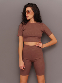 Спортивний комплект ISSA Plus модель 13280_brown Фото