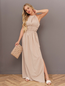 Платья ISSA Plus модель 13413_beige Фото