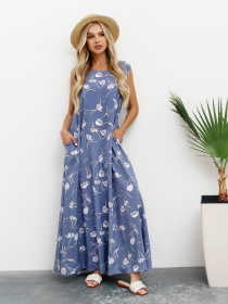 Сукні ISSA Plus модель 13416_blue Фото