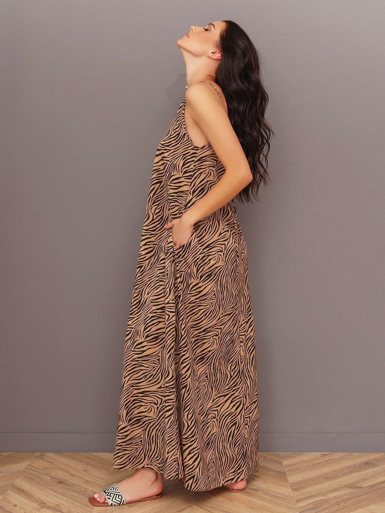 Платья ISSA Plus модель 13418_brown Фото