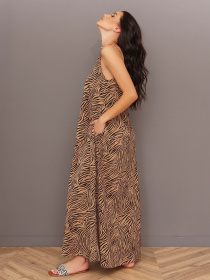 Платья ISSA Plus модель 13418_brown Фото