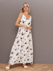 Сукня максі ISSA Plus модель 13420_white Фото