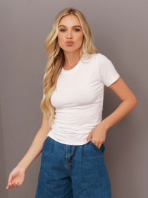 Футболка ISSA Plus модель 13421_белый Фото