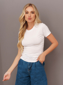 Футболка ISSA Plus модель 13421_белый Фото