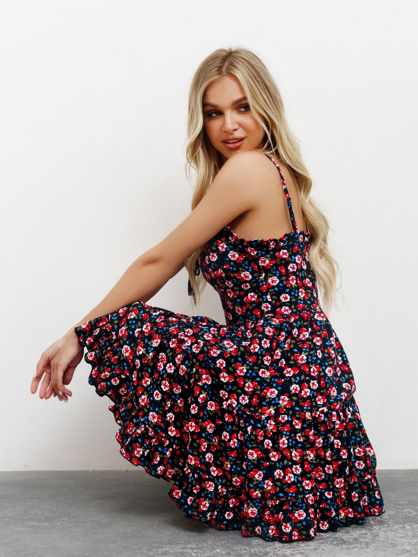 Платья ISSA Plus модель 13423_multicolor Фото