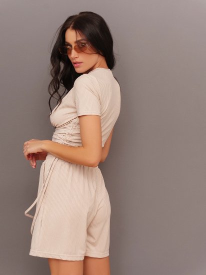 Костюм ISSA Plus модель 13428_beige — фото - INTERTOP