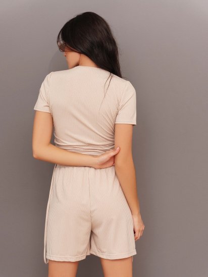 Костюм ISSA Plus модель 13428_beige — фото 3 - INTERTOP