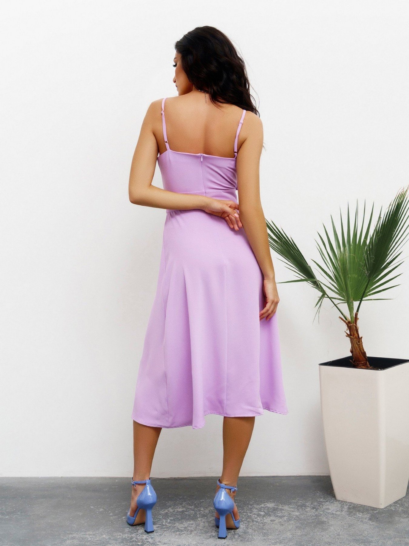 Платья ISSA Plus модель 13433_lilac Фото